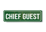 Chief Guest I School I College I University I Office I Company I Rectangular Pin Badge