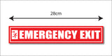 Emergency Exit I Office I Shop I School I College I Restaurants I Hospital I Company I Super Market I Cinema Theatre I Wall Sticker