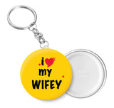I Love my Wifey I Relationship I Key Chain