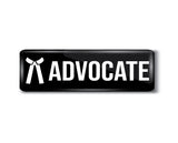 Advocate I Lawyer I Court Rectangular Pin Badge