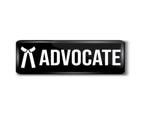 Advocate I Lawyer I Court Rectangular Pin Badge
