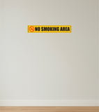 No Smoking Area I Office I Shop I School I College I Restaurants I Hospital I Company I Super Market I Cinema Theatre I Wall Sticker