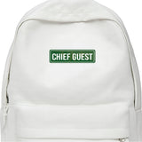 Chief Guest I School I College I University I Office I Company I Rectangular Pin Badge