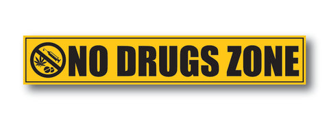 No Drugs Zone I Office I Shop I School I College I Restaurants I Hospital I Company I Super Market I Cinema Theatre I Wall Sticker