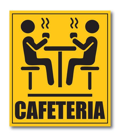 Carfeteria I Office I Shop I School I College I Hospital I Company I Industrial I Theatre I Wall Sticker