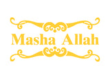 Masha Allah Islamic Series  Car Window  Decal