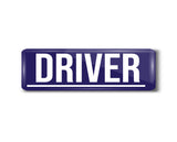 Driver I Transport I Rectangular Pin Badge