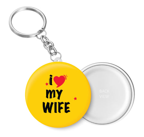 I Love my Wife I Relationship I Key Chain