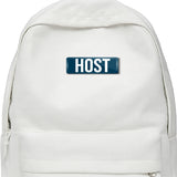 Host I Event Management I Rectangular Pin Badge