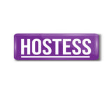 Hostess I Event Management I Rectangular Pin Badge