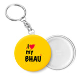 I Love My BHAU Key Chain