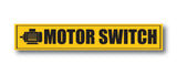 Motor Switch I Office I School I College I Restaurants I Hospital I Company I Super Market I Wall Sticker