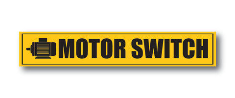 Motor Switch I Office I School I College I Restaurants I Hospital I Company I Super Market I Wall Sticker