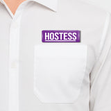 Hostess I Event Management I Rectangular Pin Badge