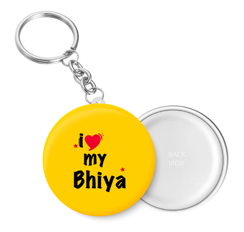 I Love My Bhiya Key Chain