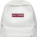 Guest Speaker I School I College I University I Office I Company I Rectangular Pin Badge