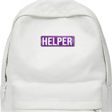 Helper I Office I Rectangular Pin Badge