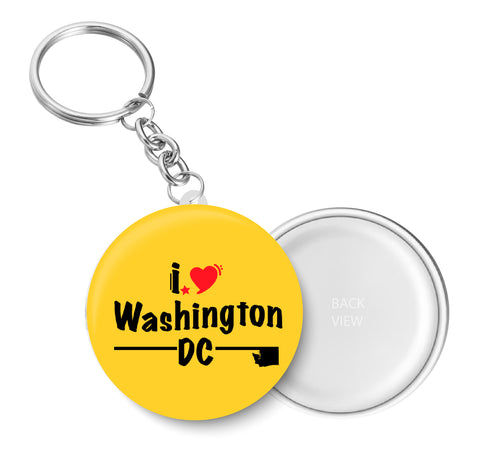 I Love Washington DC I Love with United States Series I Key Chain