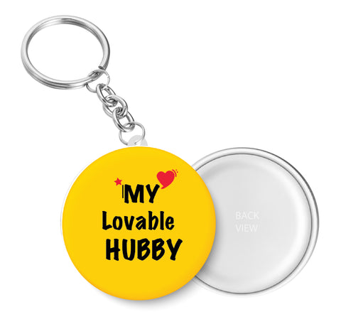 My Lovable Hubby I Relationship I Key Chain