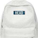 Head I Office I Rectangular Pin Badge