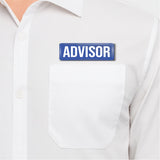 Advisor I Office I Rectangular Pin Badge