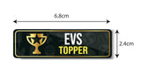 EVS Topper I Enveramentol Science I Class Topper I School I College I University I Rectangular Pin Badge