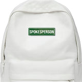 Spokesperson I School I College I University I Office I Company I Rectangular Pin Badge