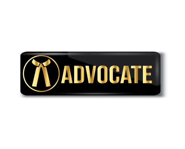 Lawyer I Advocate I Court Rectangular Pin Badge