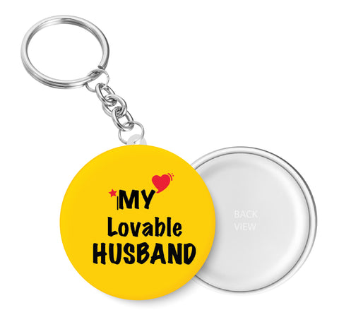 My Lovable Husband I Relationship I Key Chain