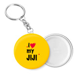 I Love My Jiji Key Chain