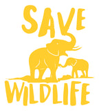 Save Wild Life I Forest I Animals I Environmental I Car Window Sticker