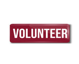 Volunteer I Rectangular Pin Badge