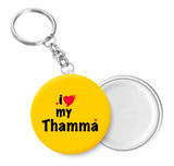 I Love My Thamma Key Chain