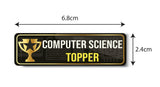 Computer Science Topper I Class Topper I School I College I University I Rectangular Pin Badge