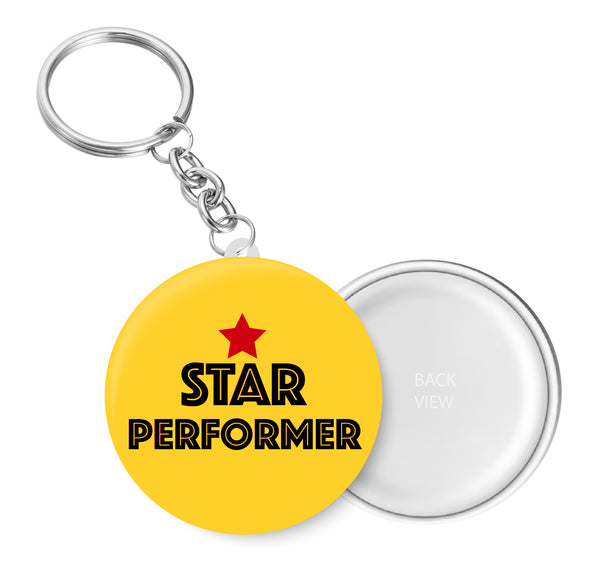 Star Performer I Key Chain