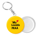 My Lovable PRAA I Raksha Bandhan Gifts Key Chain