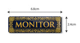 Monitor I Class Monitor I Class Leader I Class Rep I School I College I University I Rectangular Pin Badge