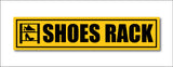 Shoes Rack I Home I House I Hostel I Company I Wall Sticker