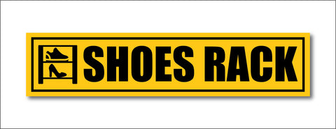 Shoes Rack I Home I House I Hostel I Company I Wall Sticker