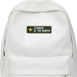 Student of the Month I School I College I University I Rectangular Pin Badge