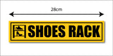 Shoes Rack I Home I House I Hostel I Company I Wall Sticker