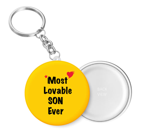 Most Lovable Son Ever I Relationship I Key Chain