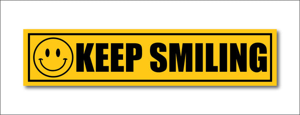 Keep Smiling I Wall Sticker