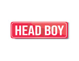 Head Boy I School I College I Rectangular Pin Badge