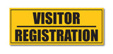 Visitor Registration I Office I Shop I School I College I Restaurants I Hospital I Company I Super Market I Wall Sticker