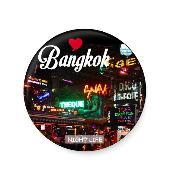 Love Bangkok Night Life I Thailand Diaries I Travel Memories I Fridge Magnet