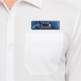 Team Groom I Wedding I Marriage I Rectangular Pin Badge Pack of 5 No's