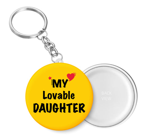 My Lovable Daughter I Relationship I Key Chain