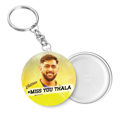 Miss You Thala I CSK I Farewell DHONI I Key Chain