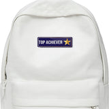 Top Achiever I School I College I University I Office I Company I Rectangular Pin Badge